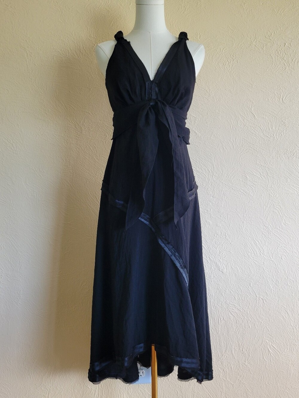 People Like Frank | Black Hanky Hem Summer Dress